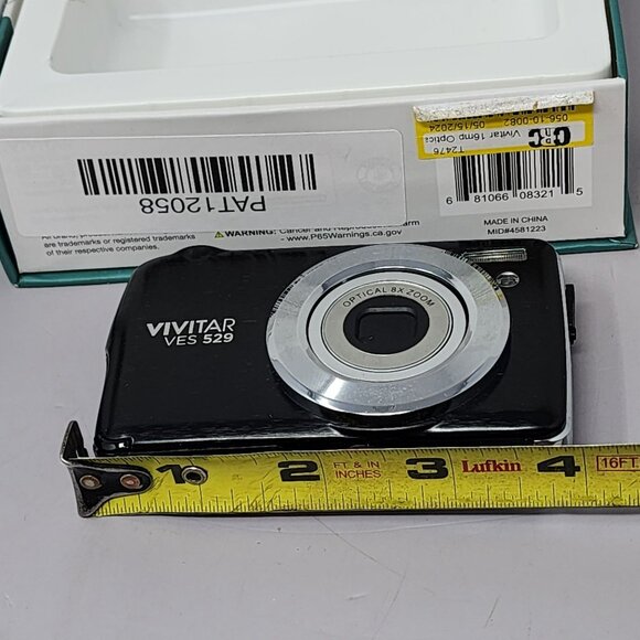 Vivitar VES529 8X Optical Zoom Digital Camera With Box Parts Only - Picture 10 of 12